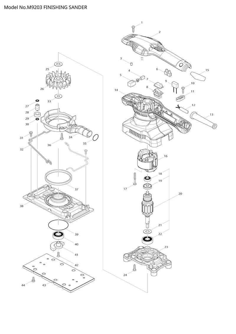 M9203 exploded view