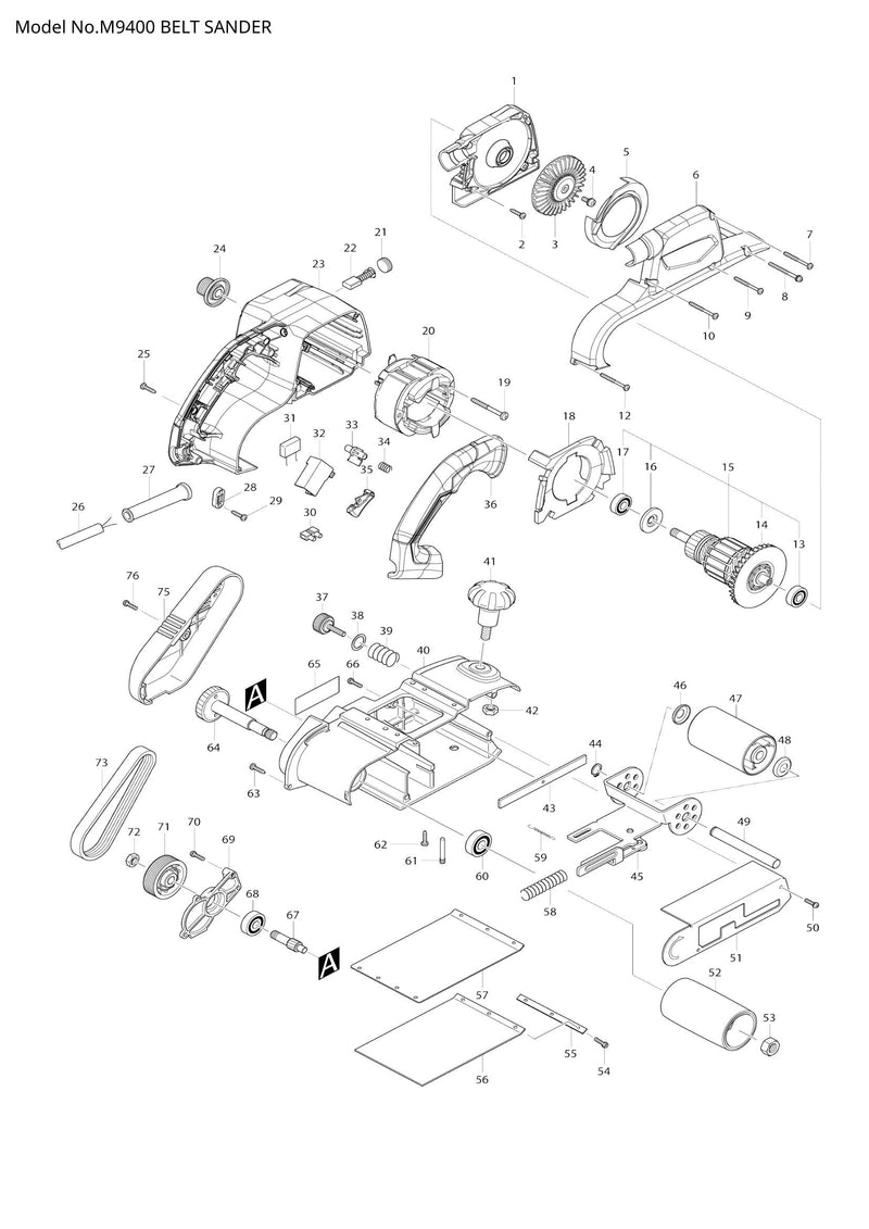 M9400 exploded view