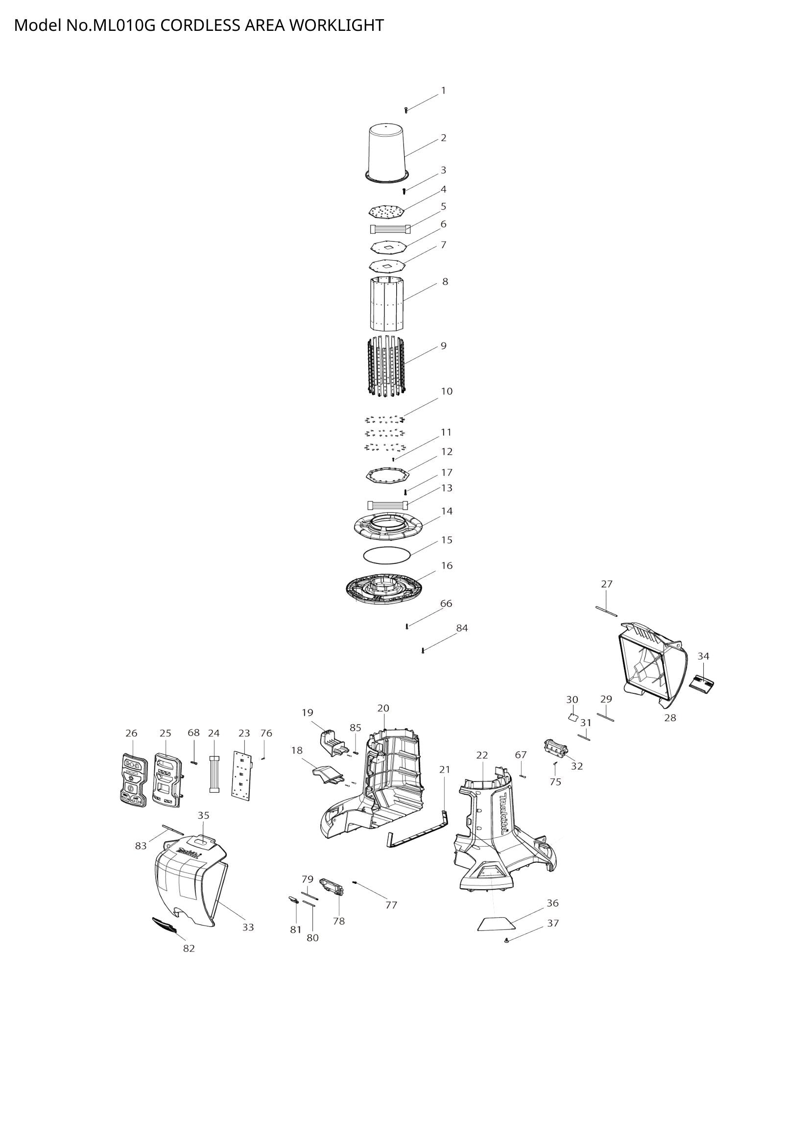 ML010G exploded view