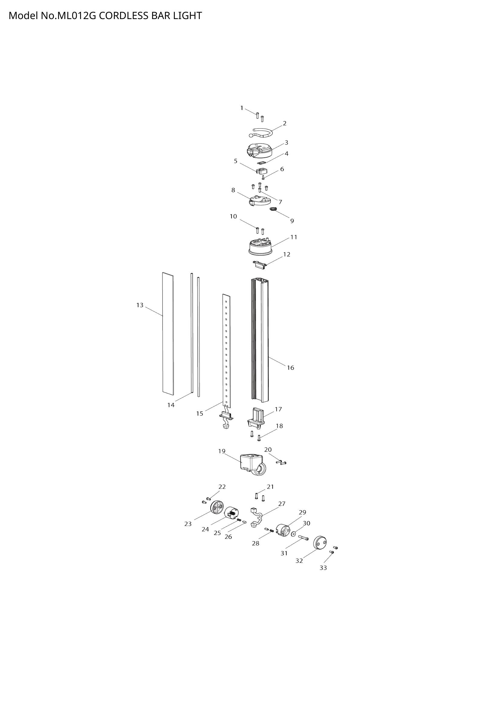 ML012G exploded view