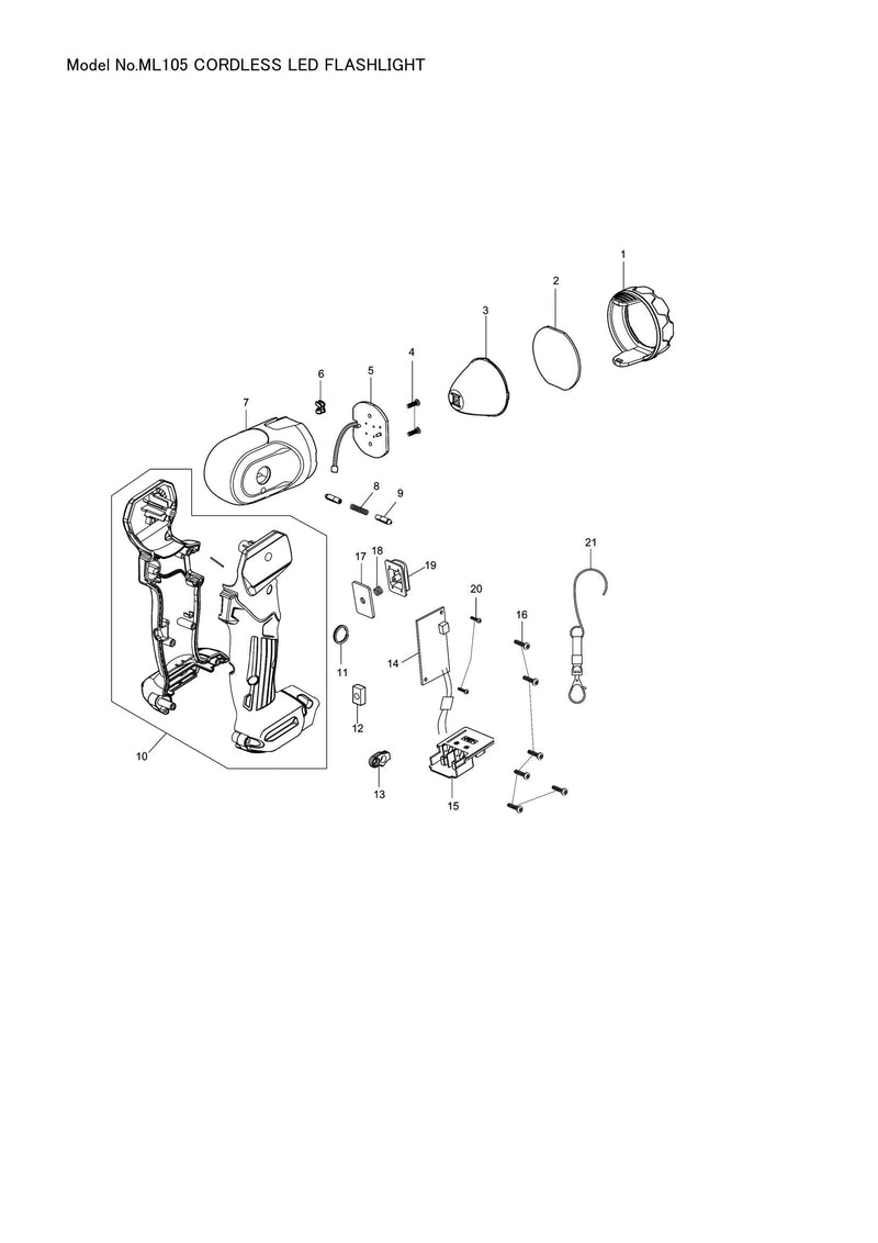 ML105 exploded view