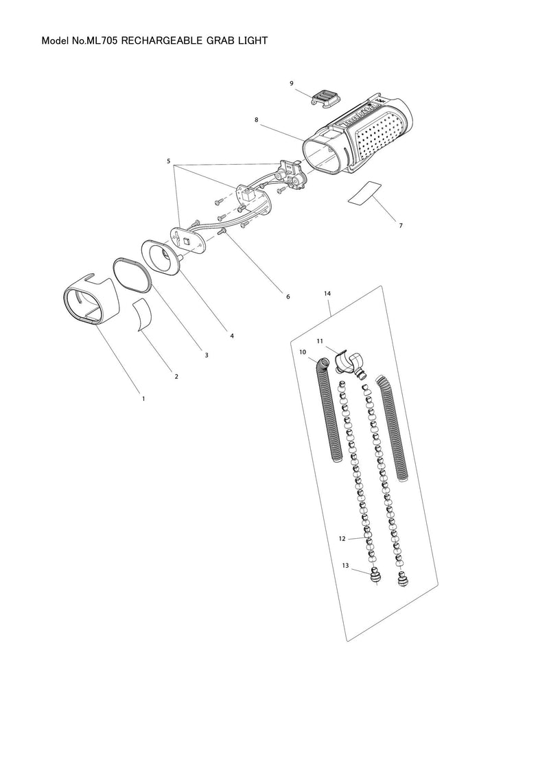 ML705 exploded view
