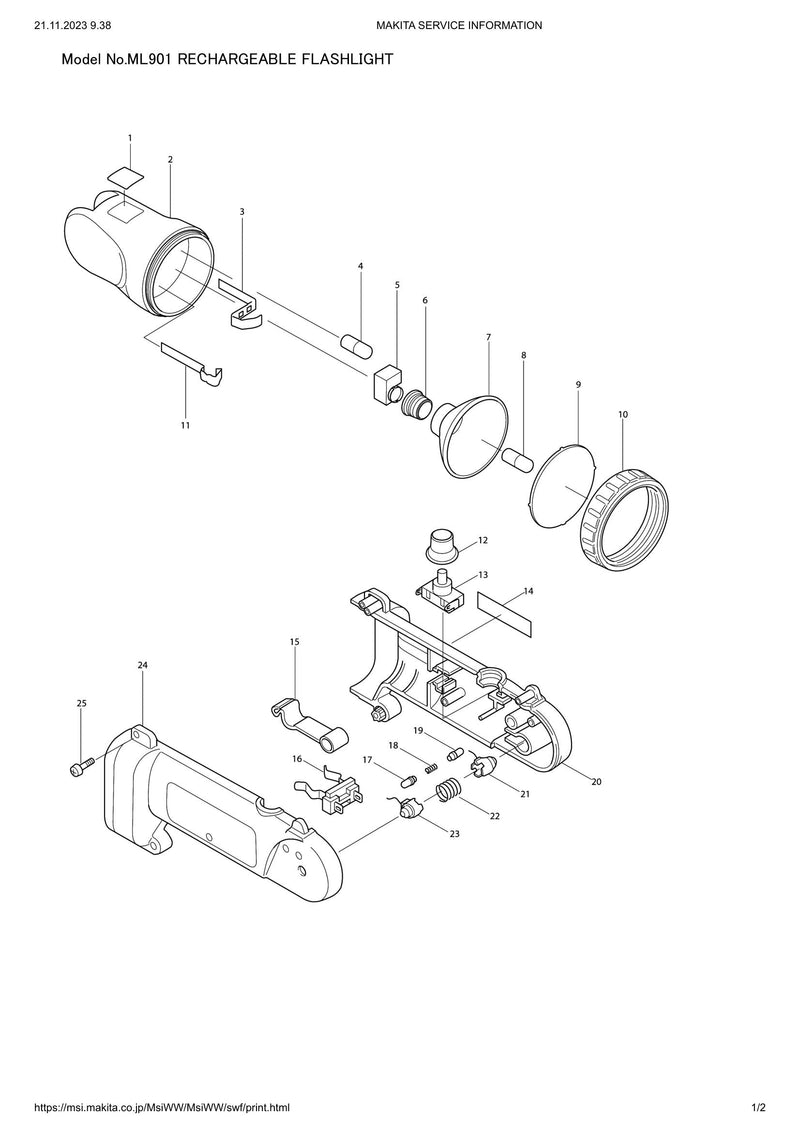 ML901 exploded view