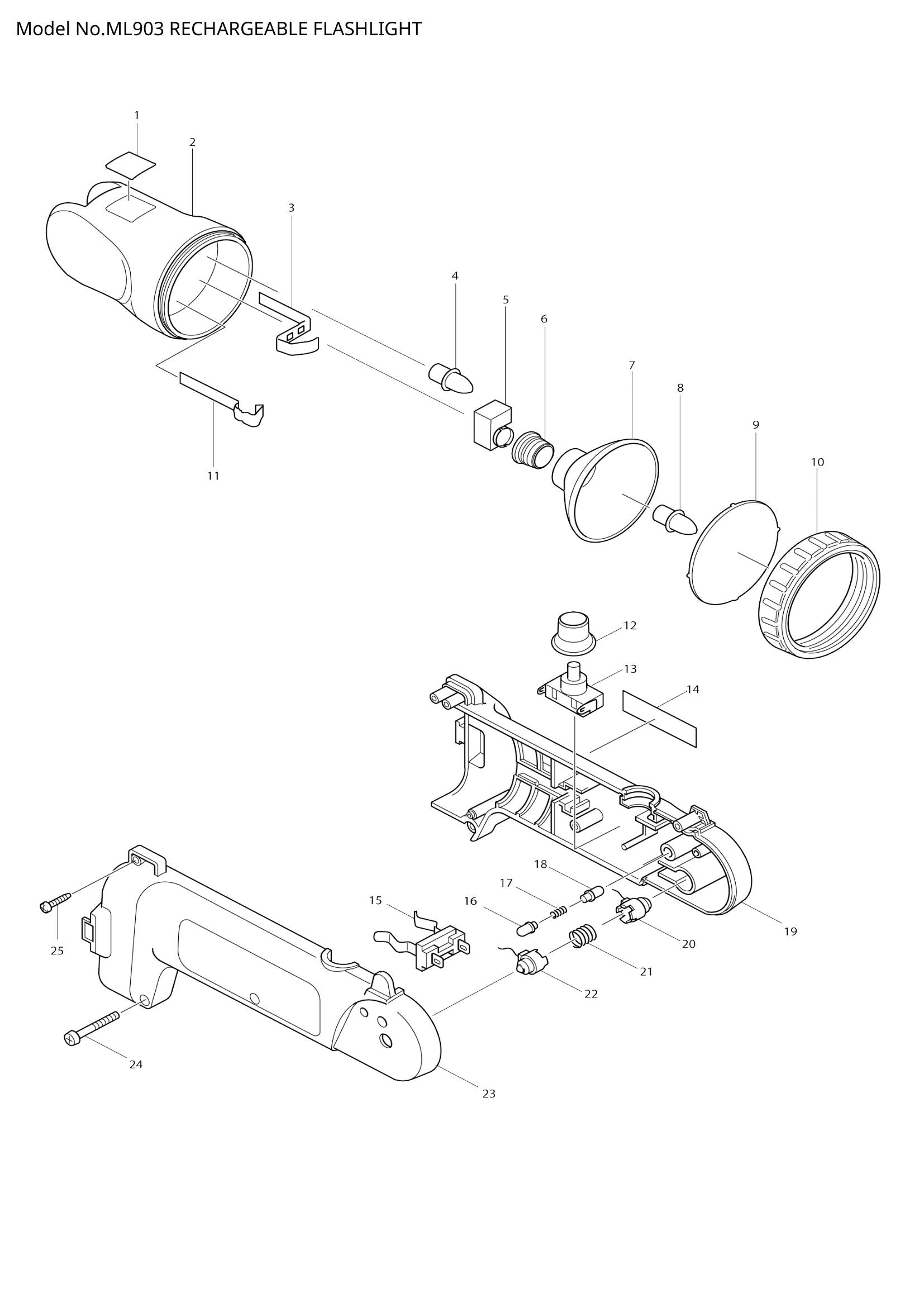 ML903 exploded view