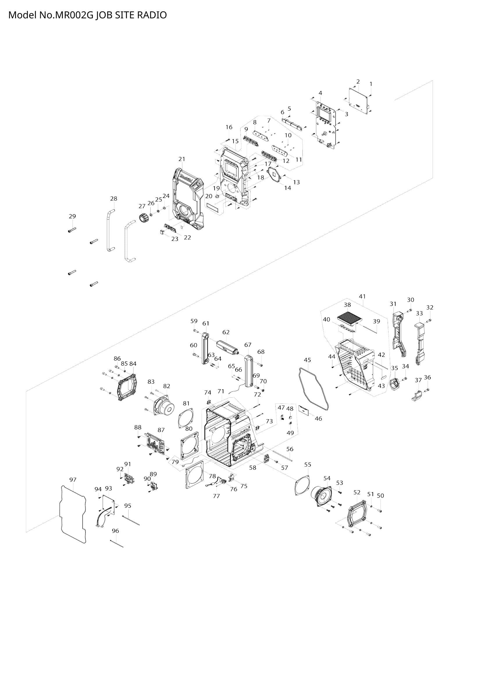 MR002G exploded view