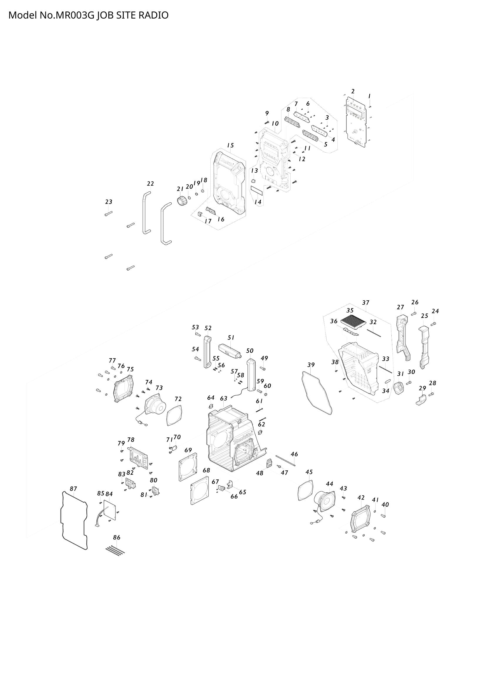 MR003G exploded view