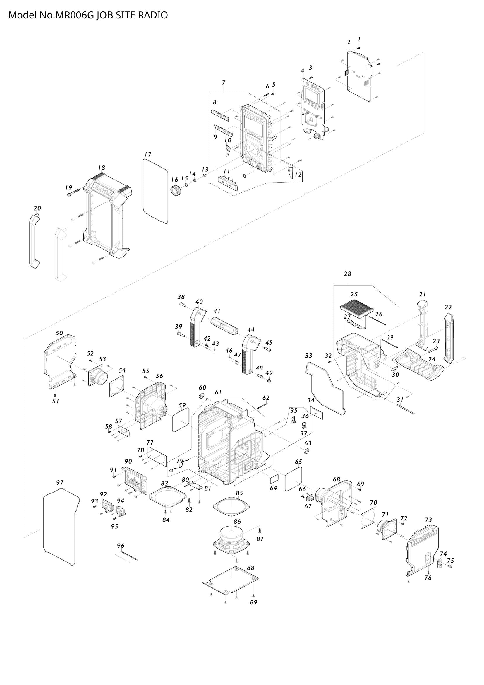 MR006G exploded view