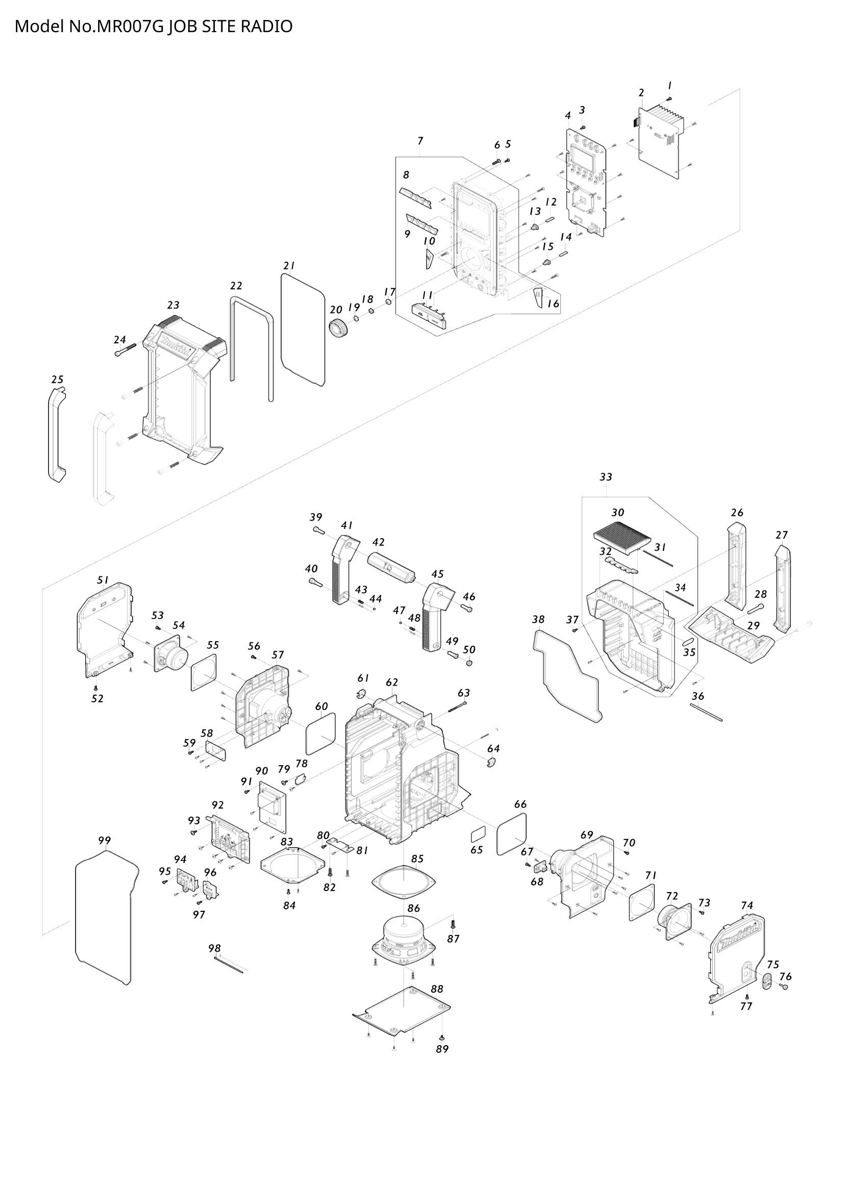 MR007G exploded view
