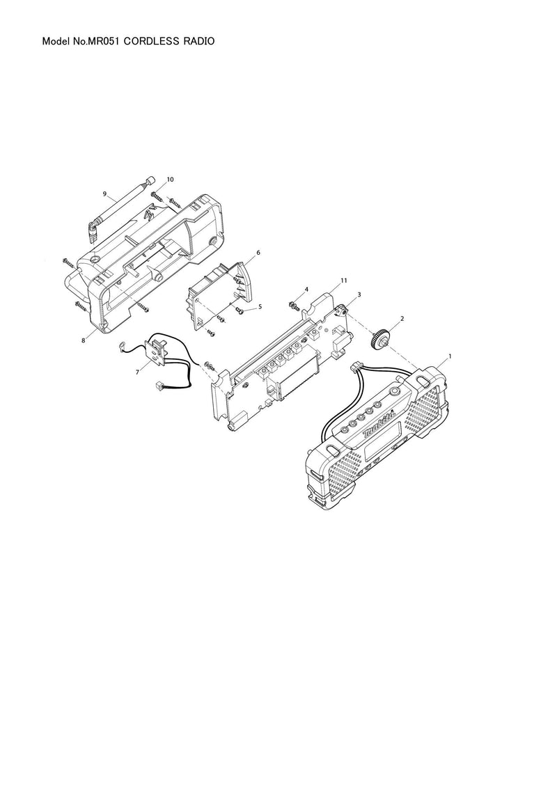 MR051 exploded view