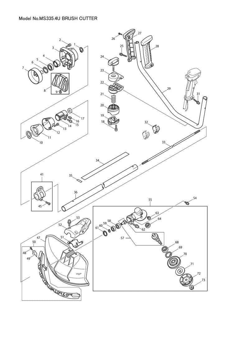MS335 exploded view