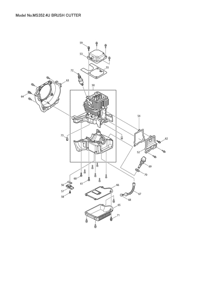 MS352 exploded view