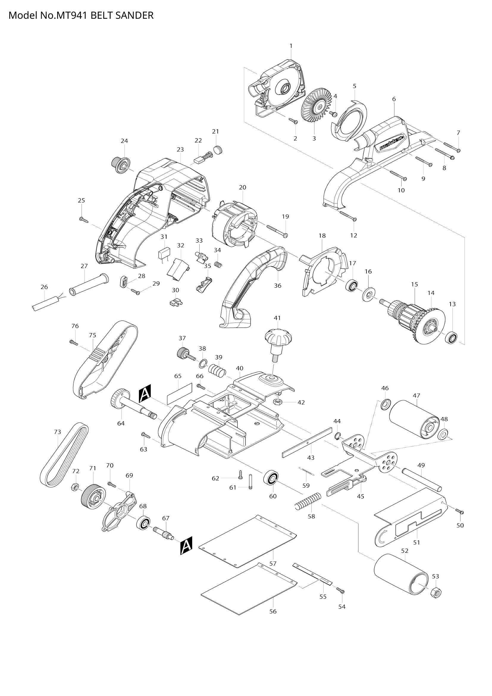 MT941 exploded view