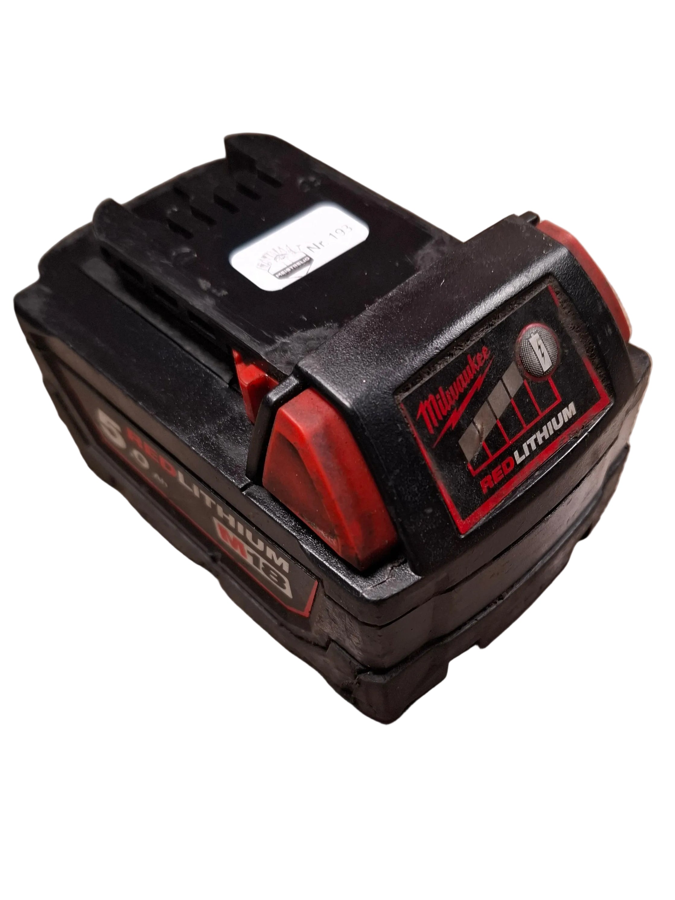 Naudotas Milwaukee M18B5 5 Ah akumuliatorius 18V