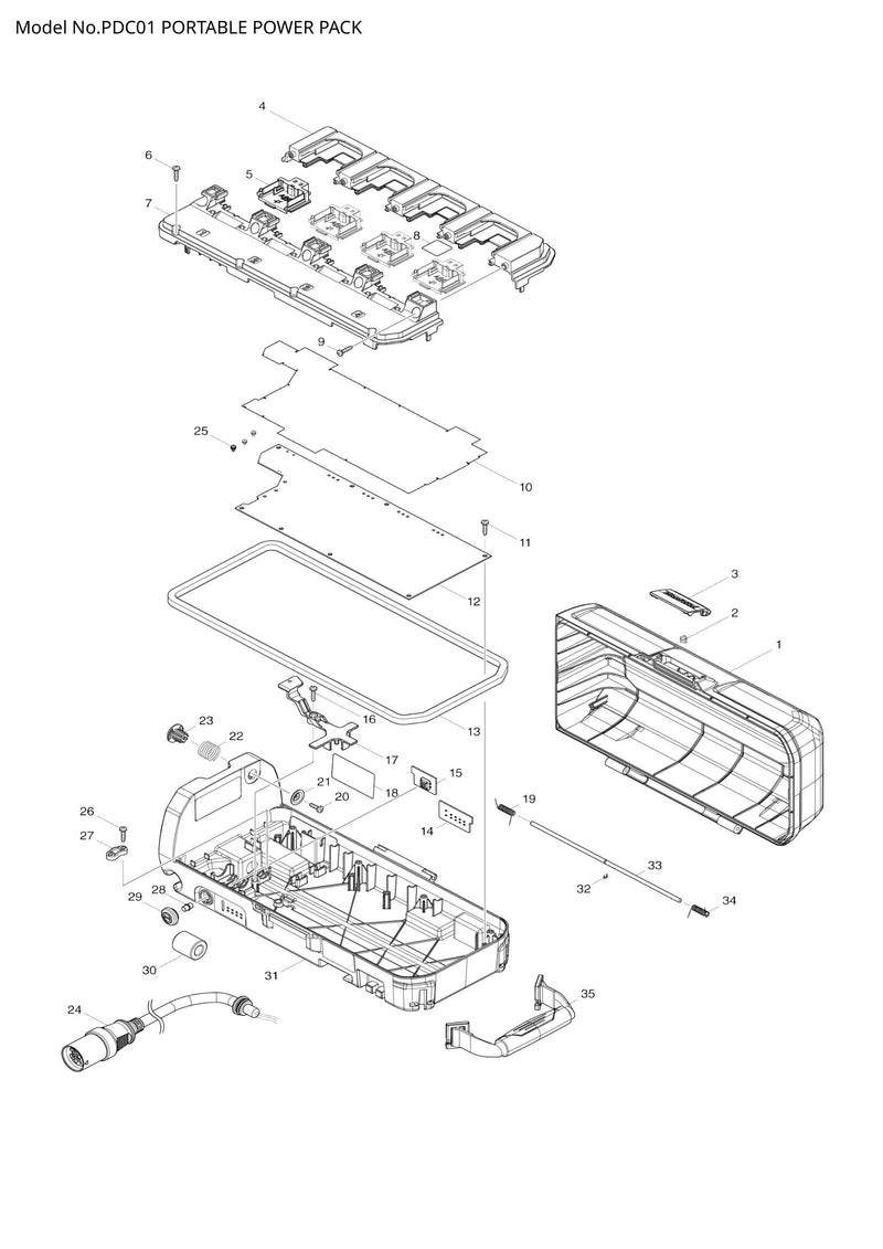 PDC01 exploded view