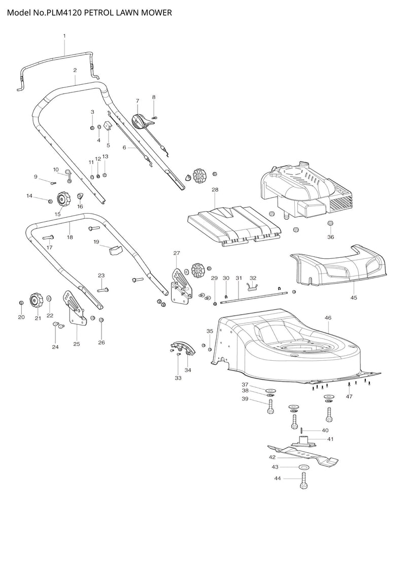 PLM4120 exploded view
