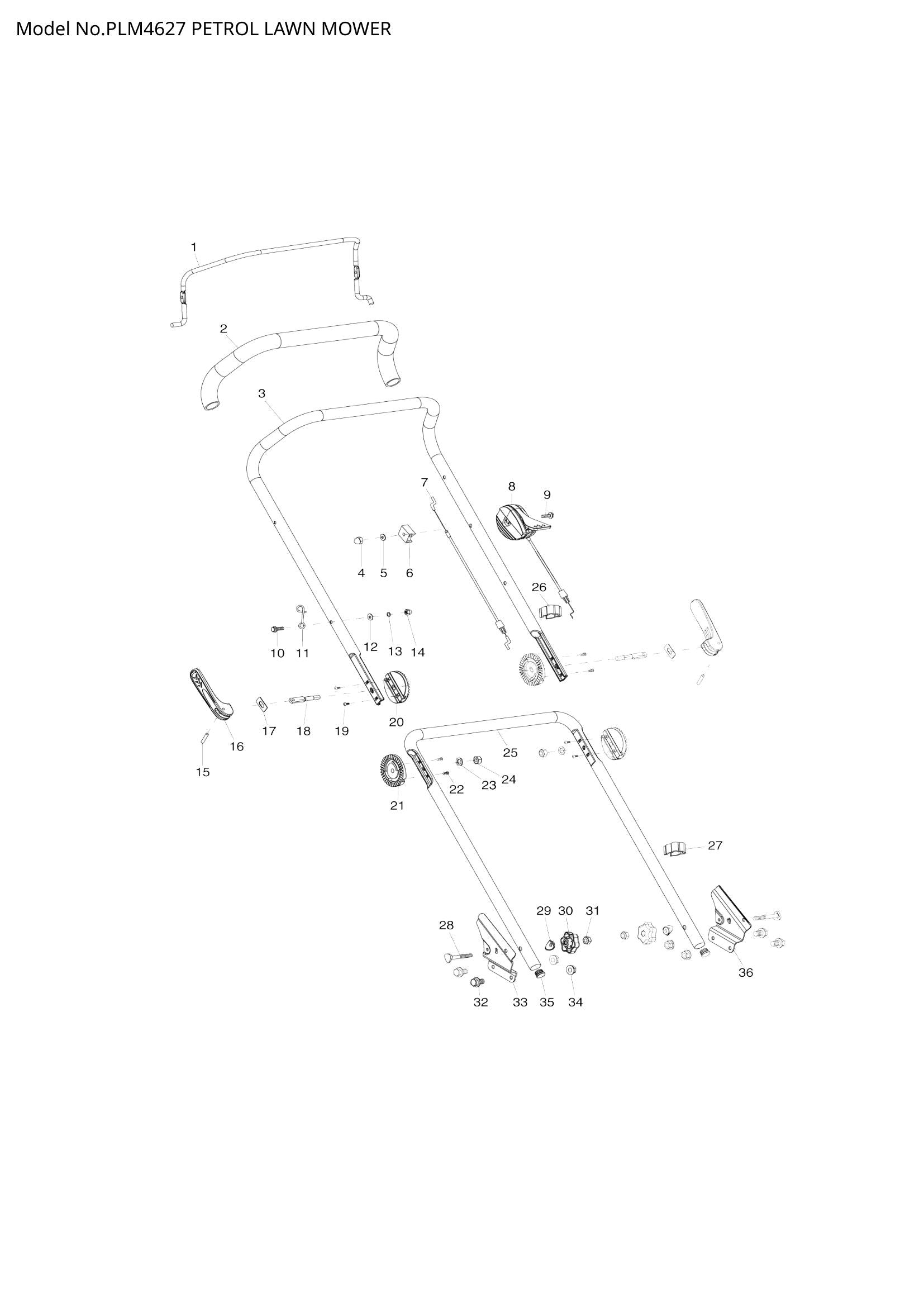 PLM4627 exploded view