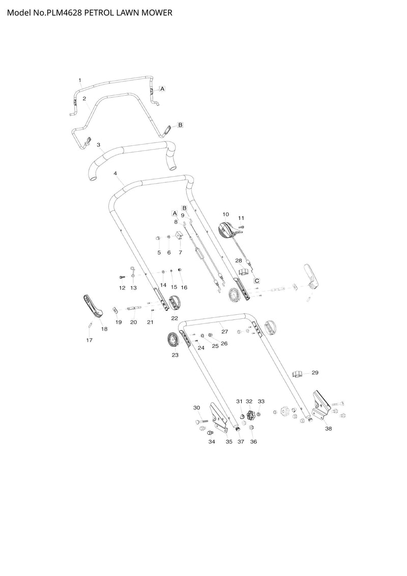PLM4628 exploded view