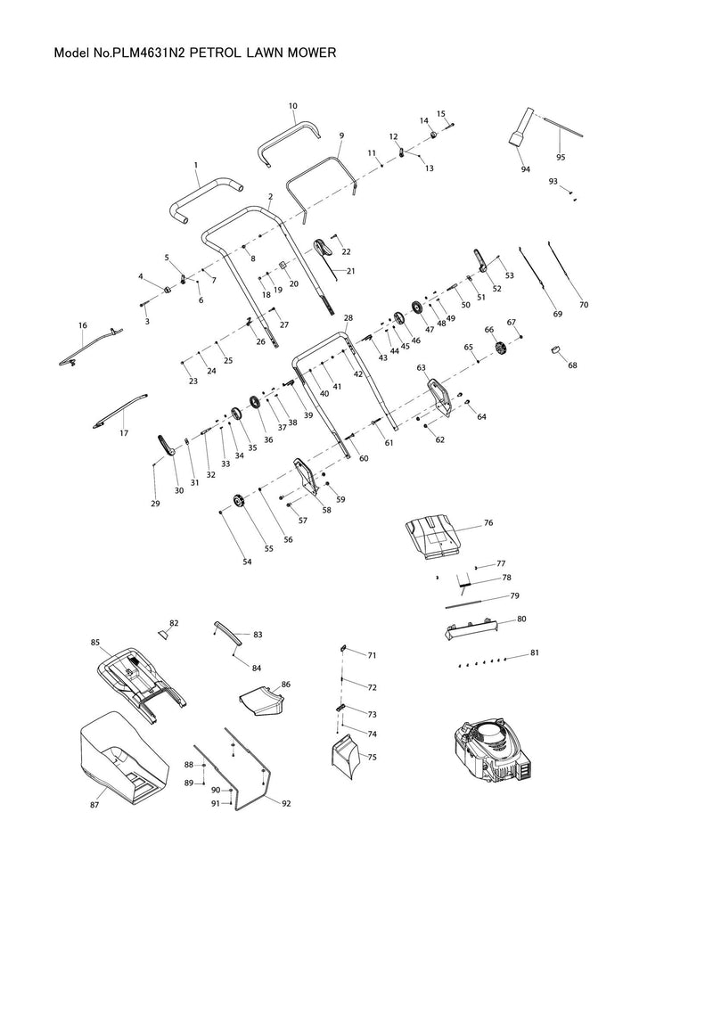 PLM4631N2 exploded view