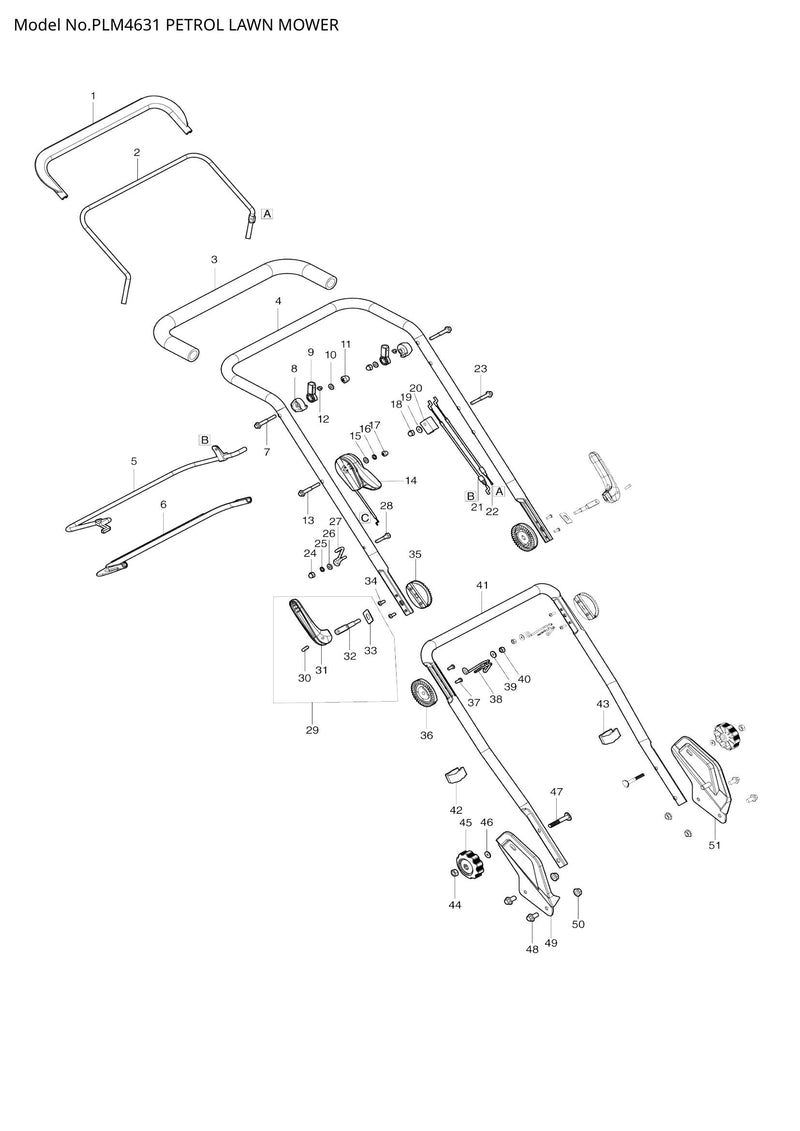 PLM4631 exploded view