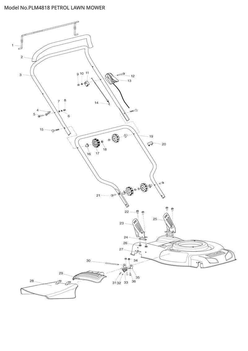 PLM4818 exploded view