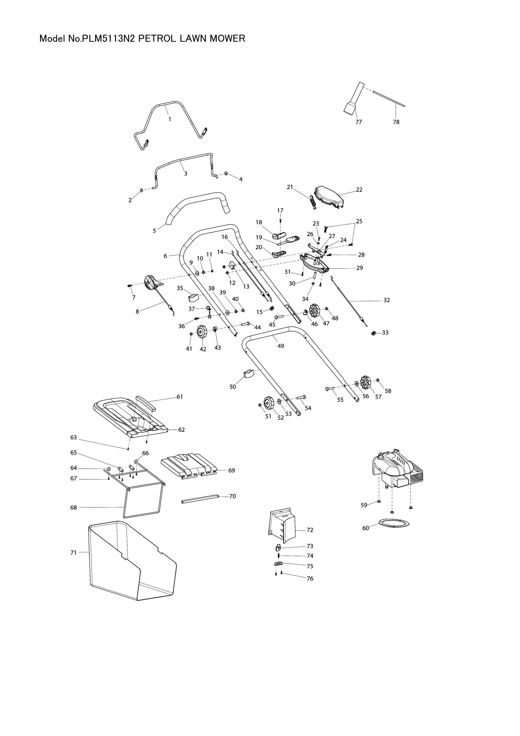 PLM5113N2 exploded view