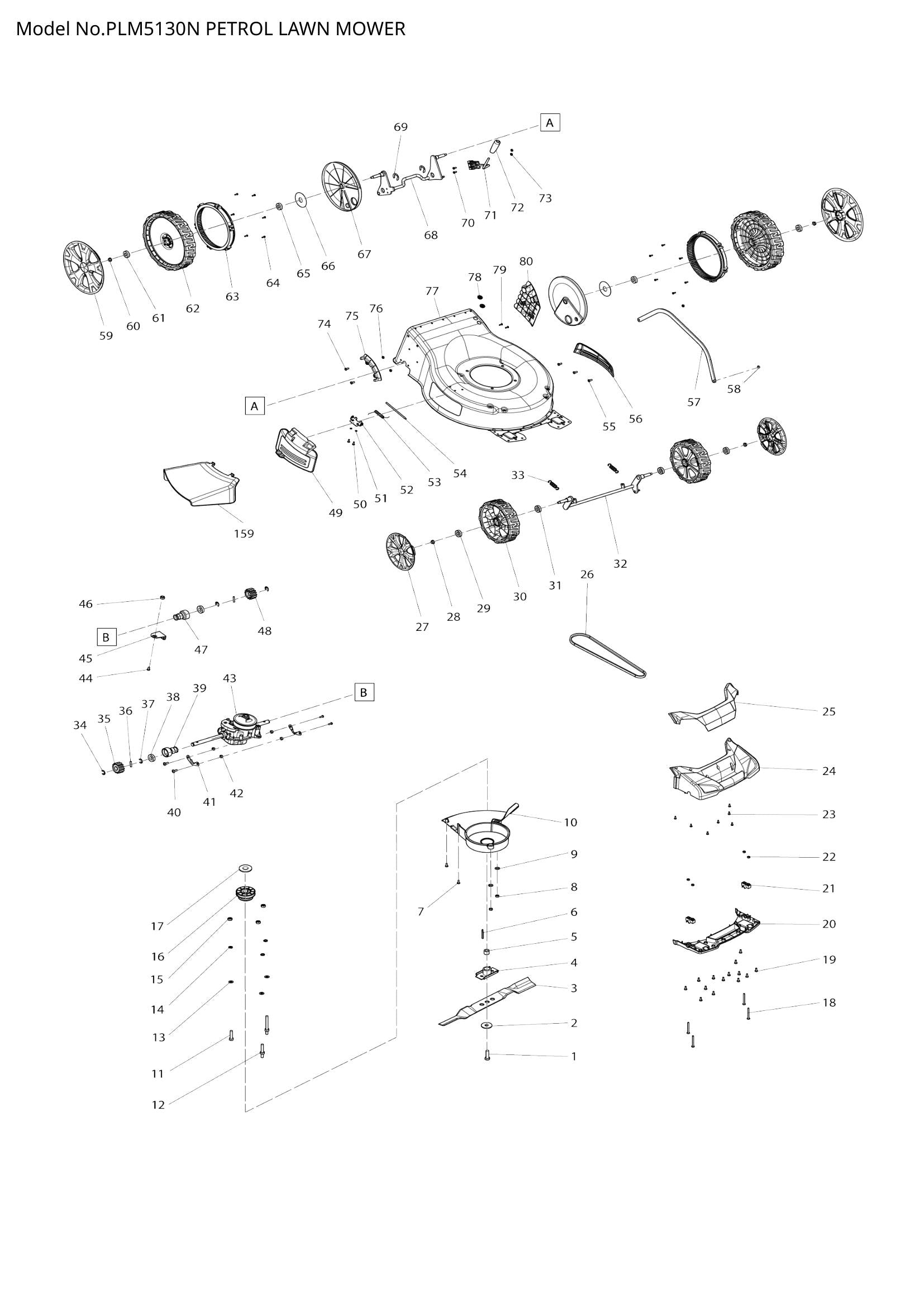 PLM5130N exploded view
