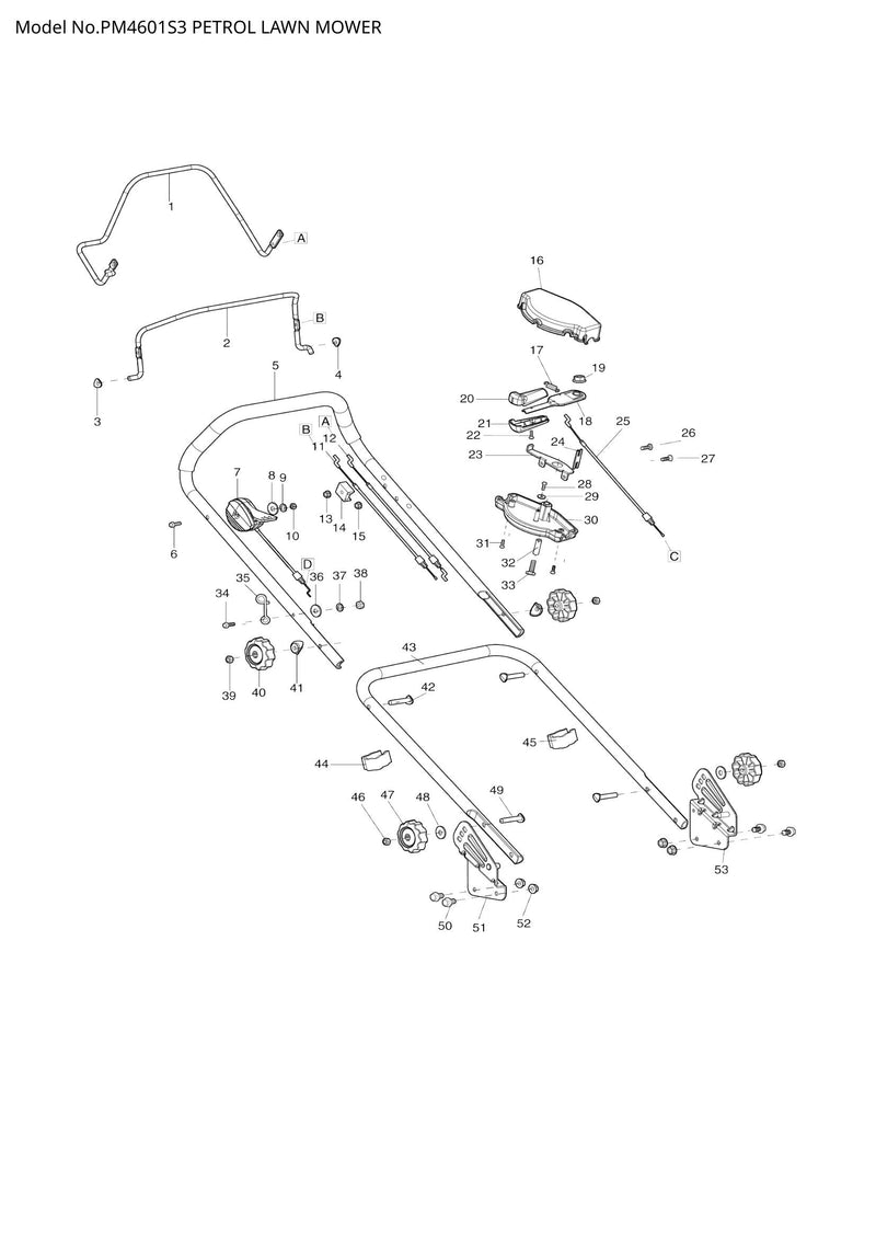PM4601S3 exploded view