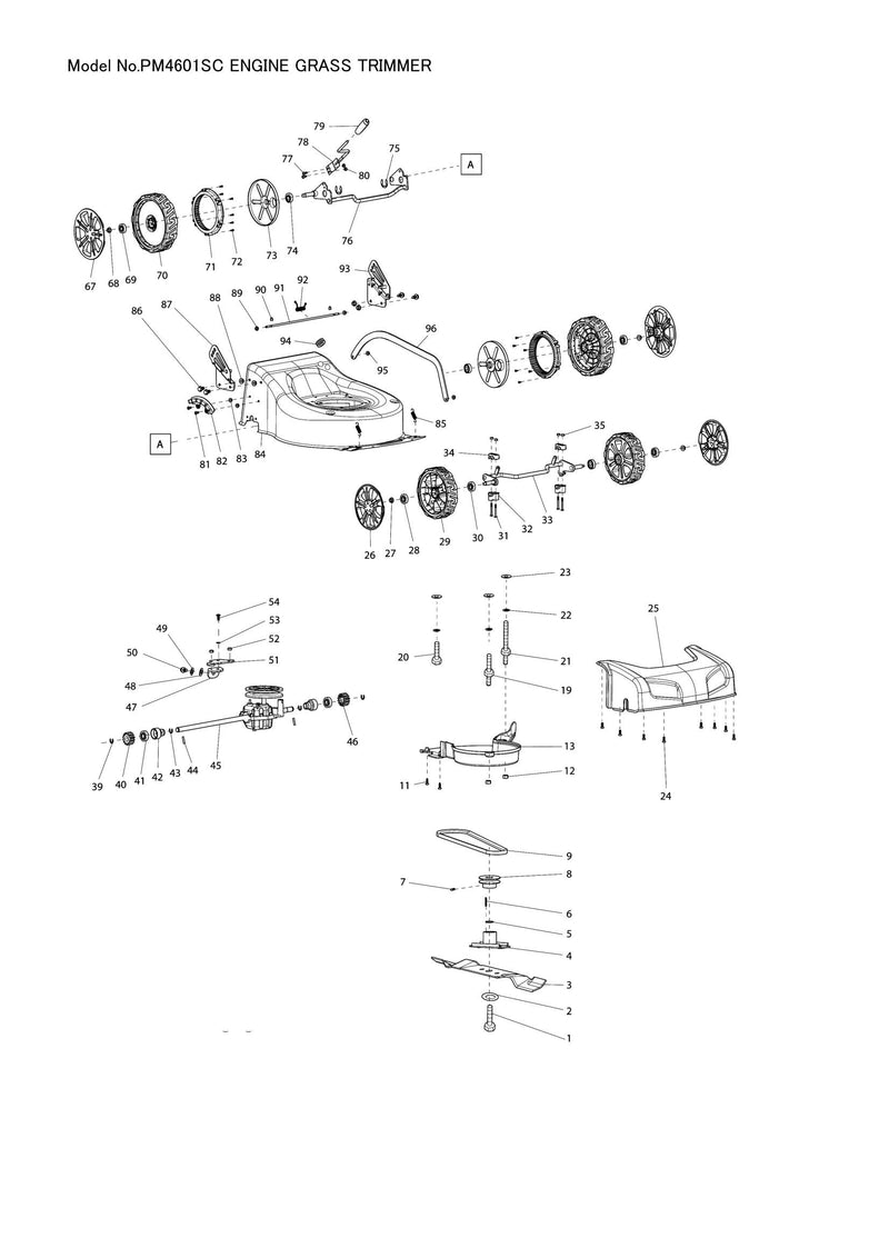 PM4601SC exploded view