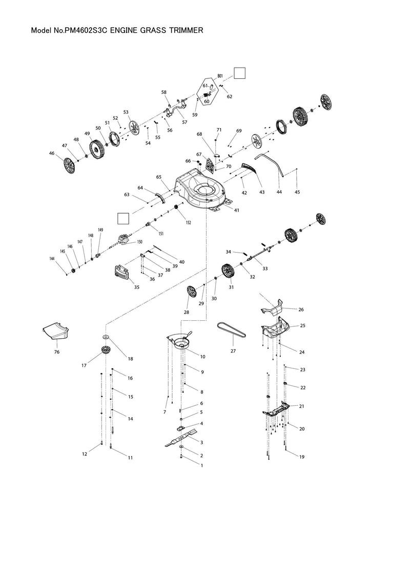PM4602S3C exploded view