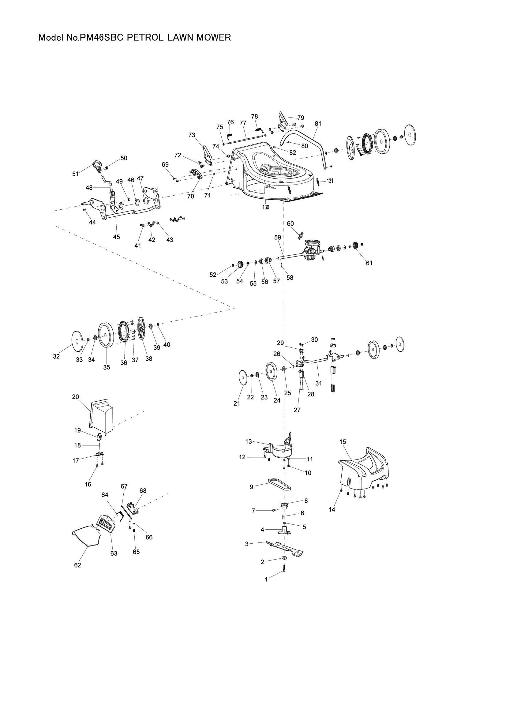 PM46SBC exploded view