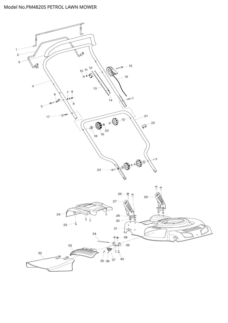 PM4820S exploded view