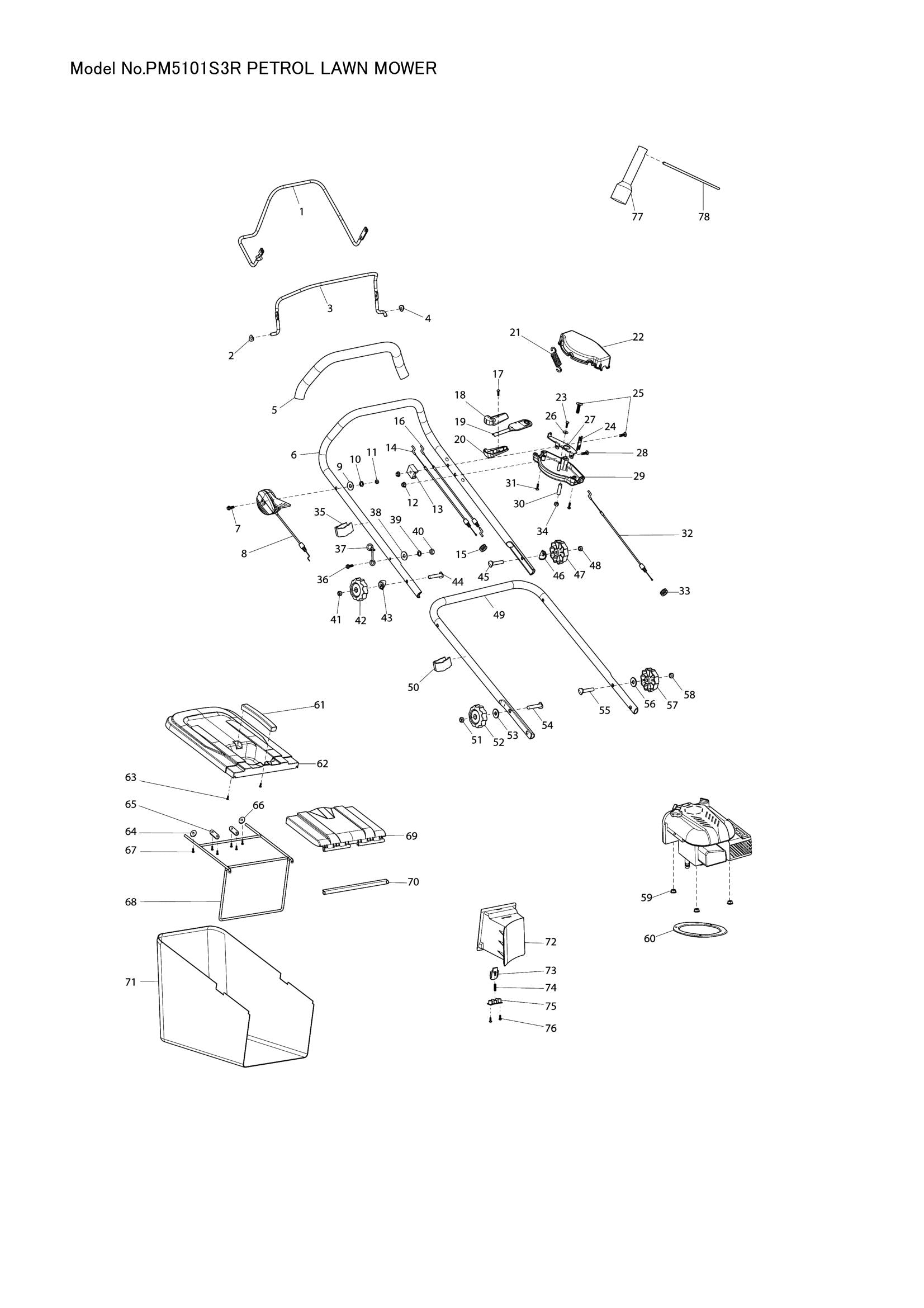 PM5101S3R exploded view