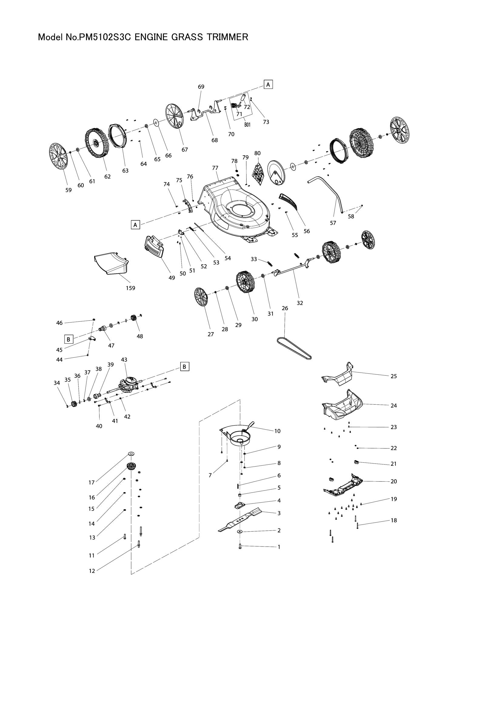 PM5102S3C exploded view