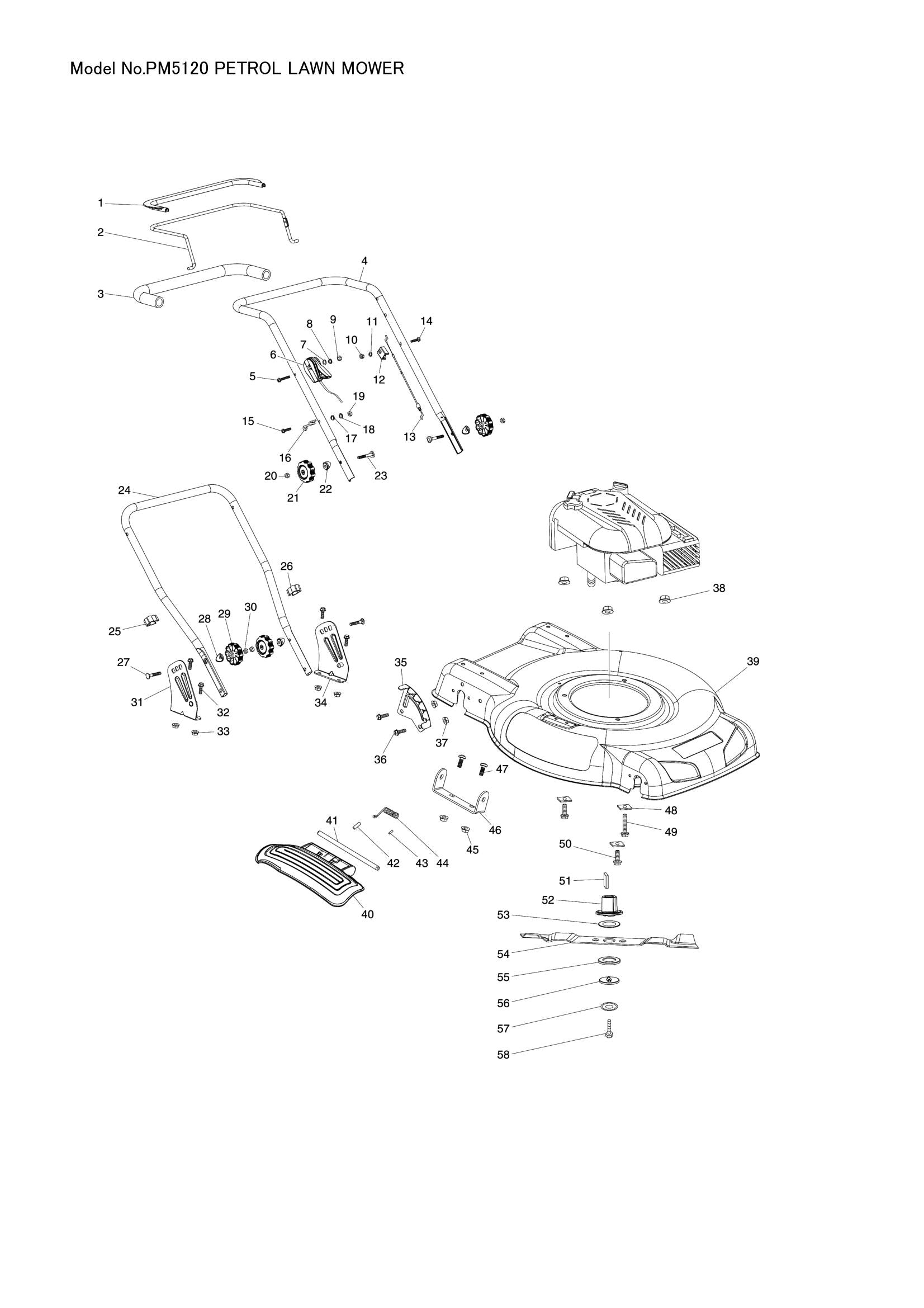 PM5120 exploded view