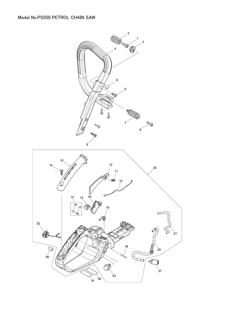 PS550 exploded view