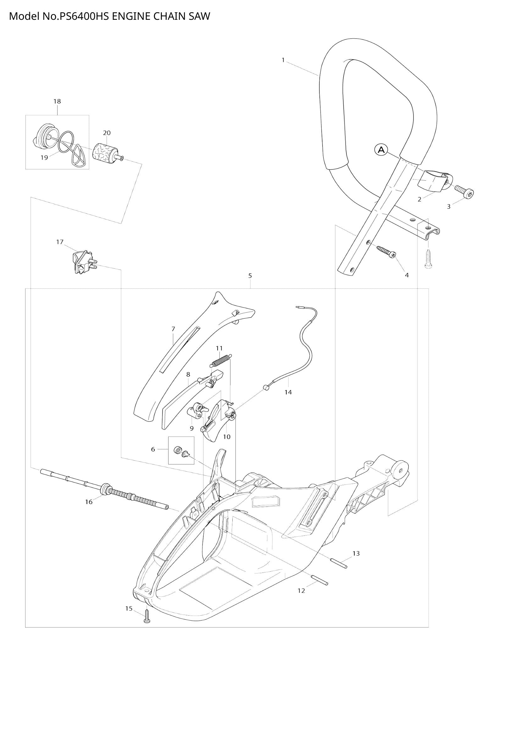 PS6400HS exploded view