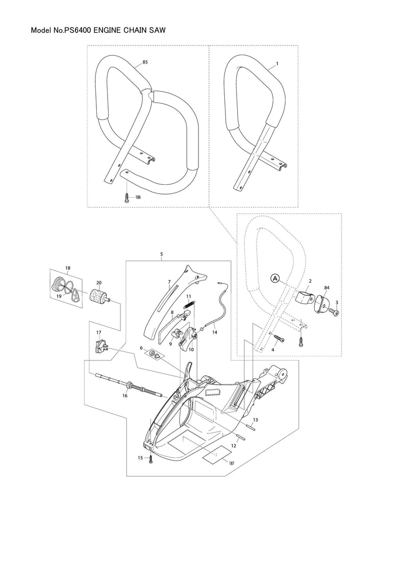 PS6400 exploded view