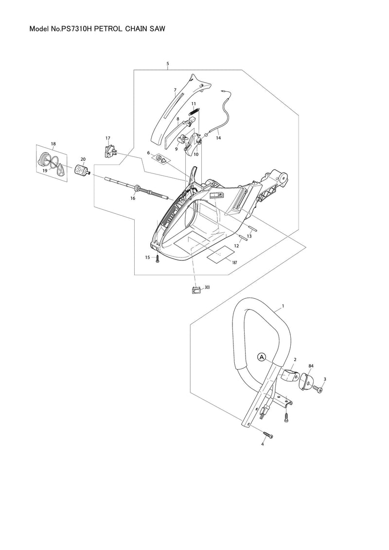 PS7310H exploded view