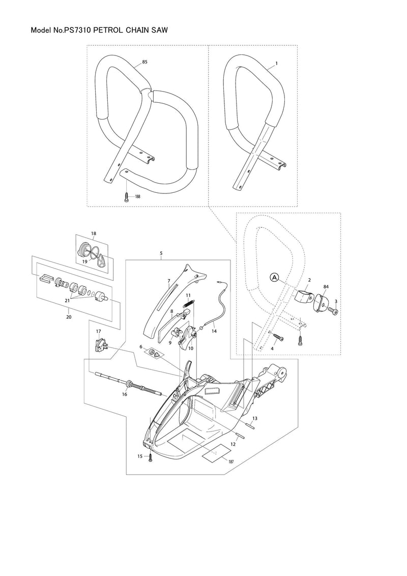 PS7310 exploded view