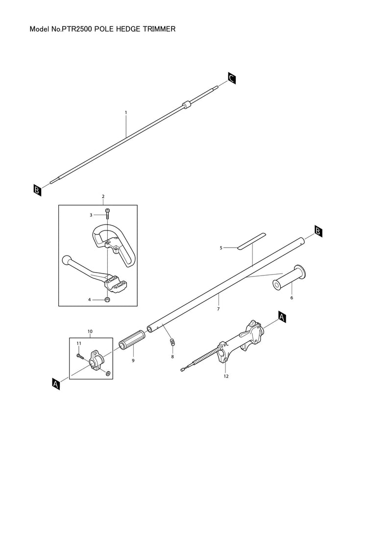 PTR2500 exploded view