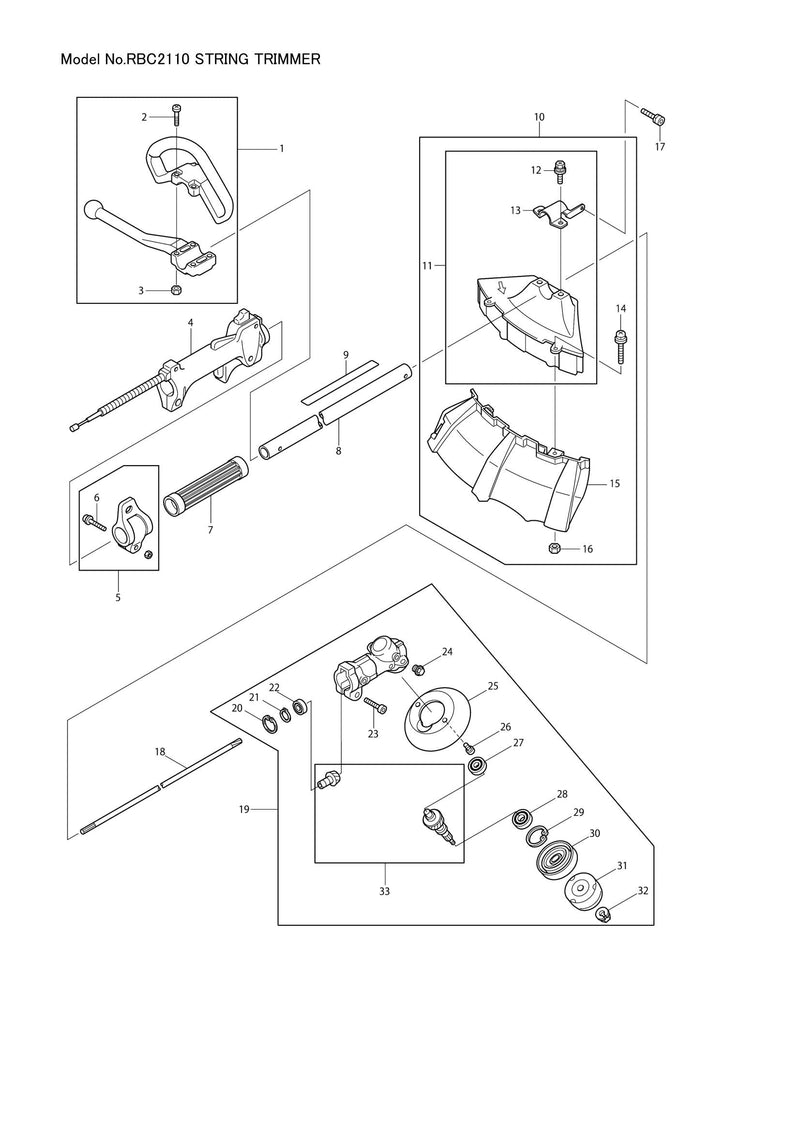 RBC2110 exploded view