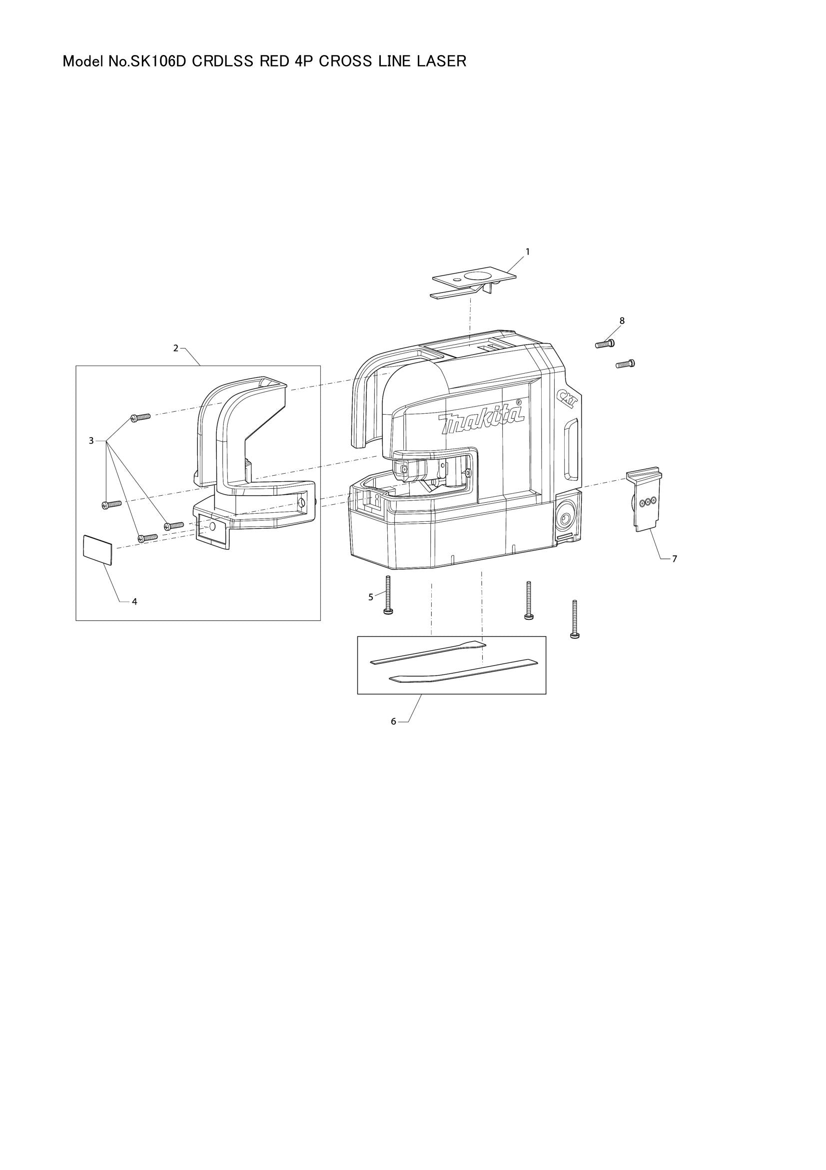 SK106D exploded view