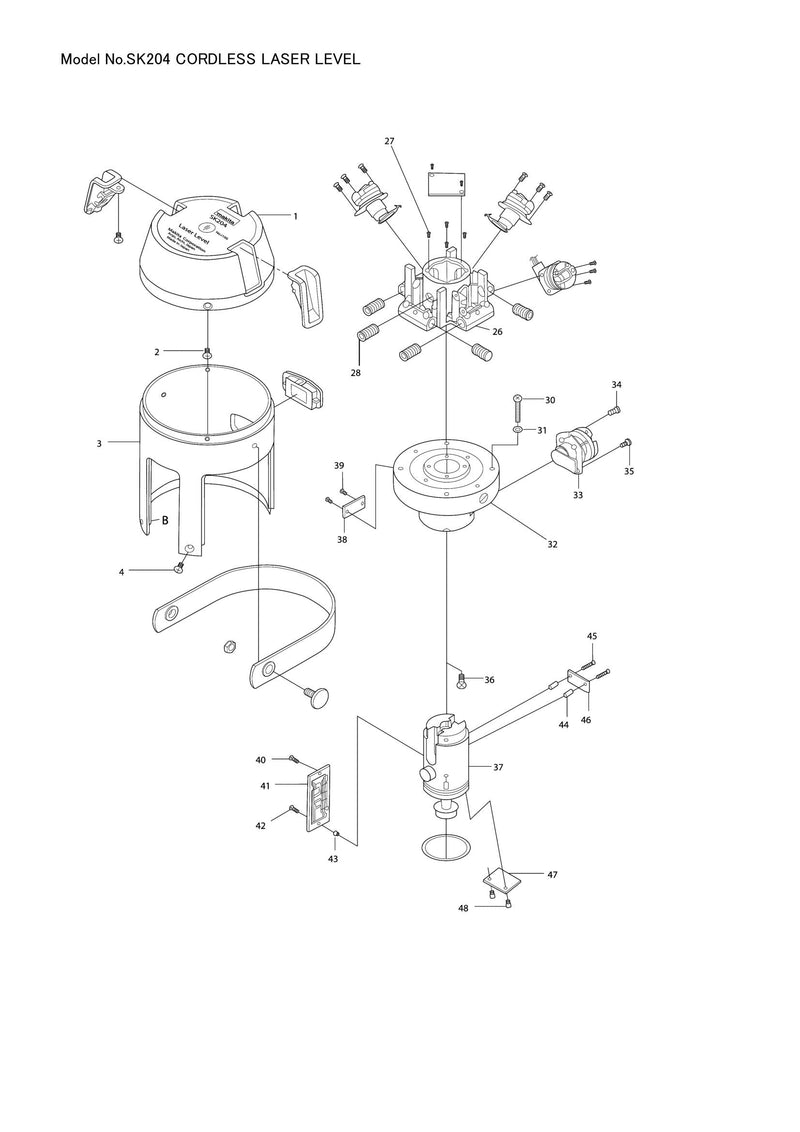 SK204 exploded view