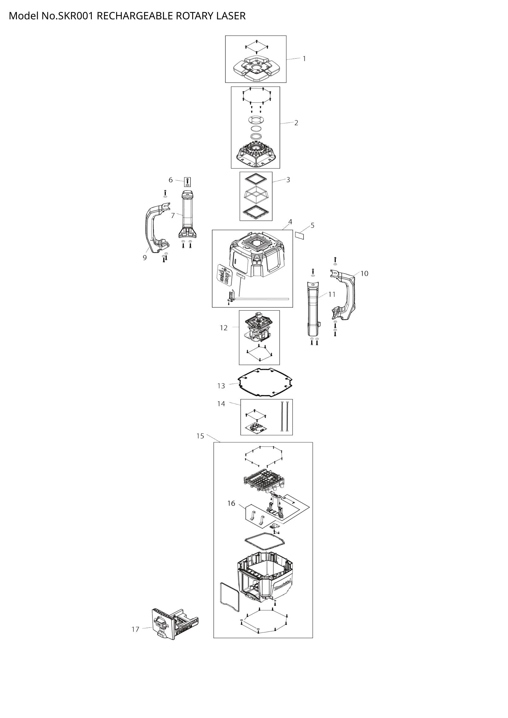 SKR001 exploded view