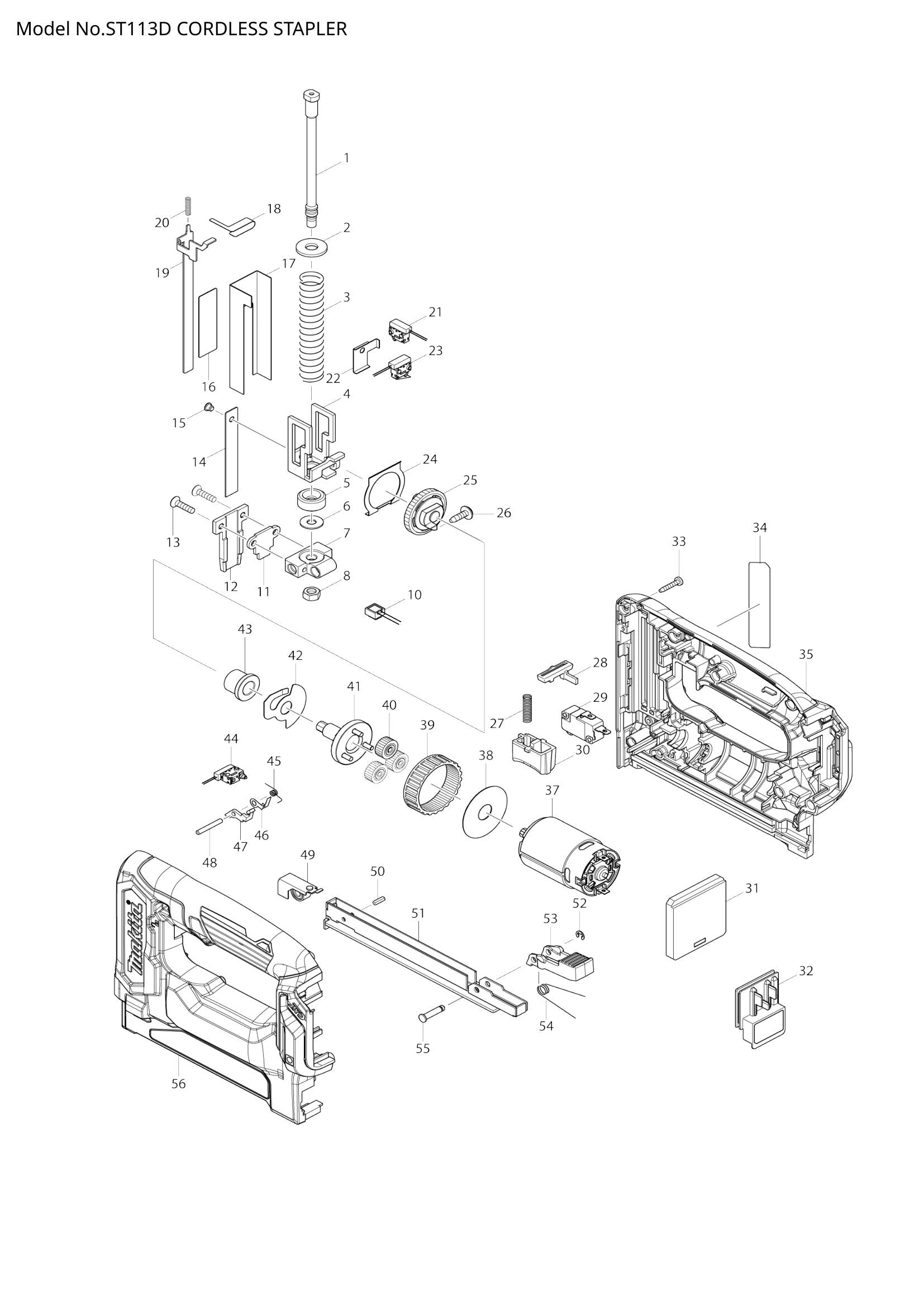 ST113D exploded view
