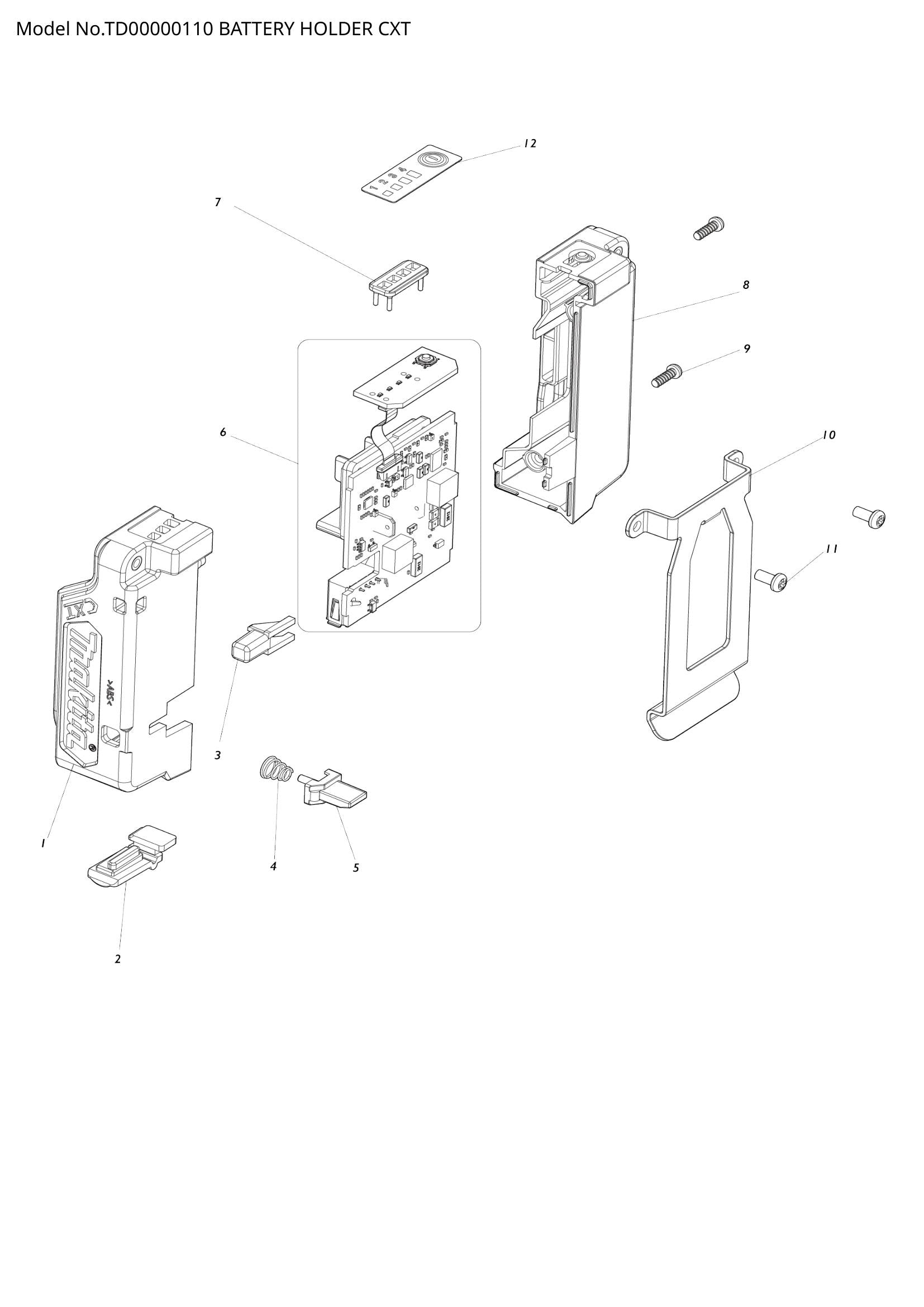 TD00000110 exploded view