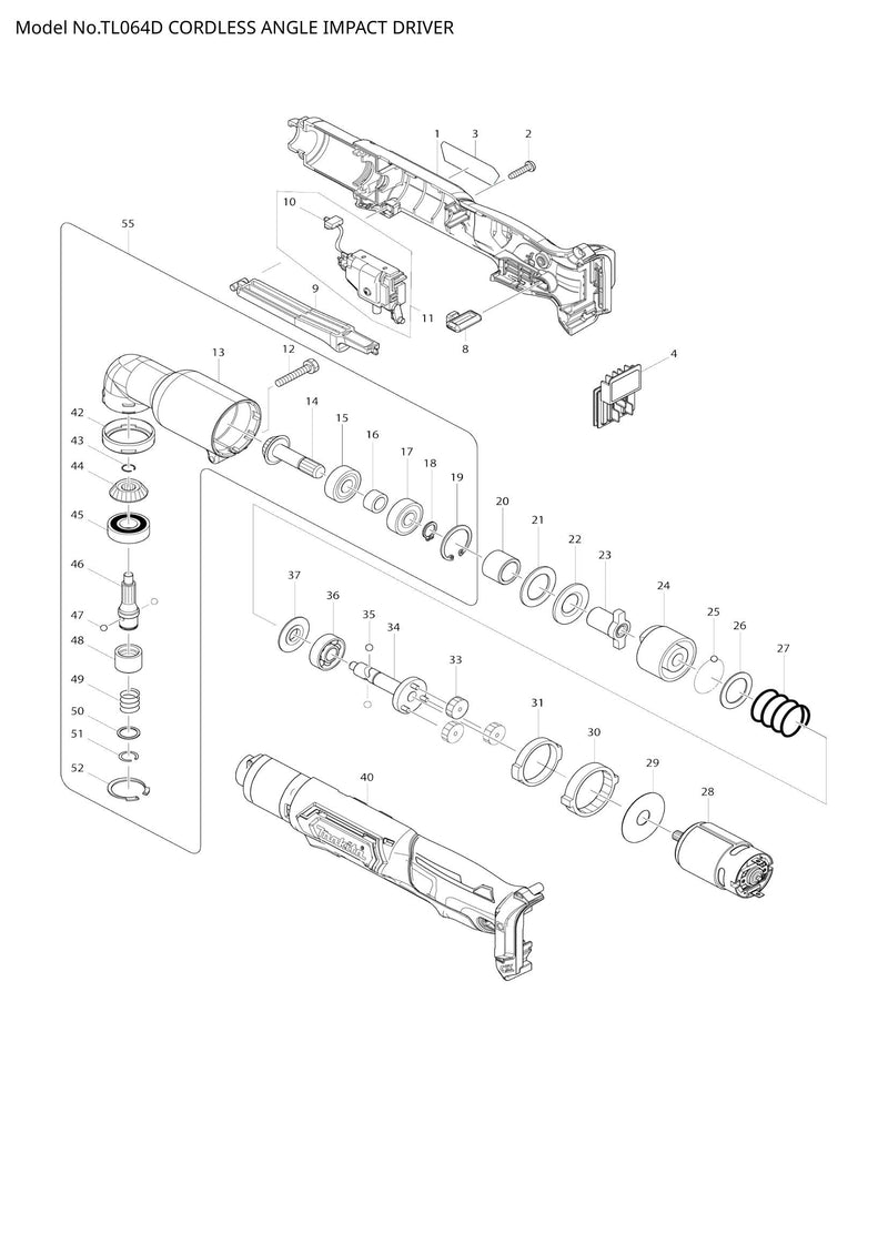 TL064D exploded view