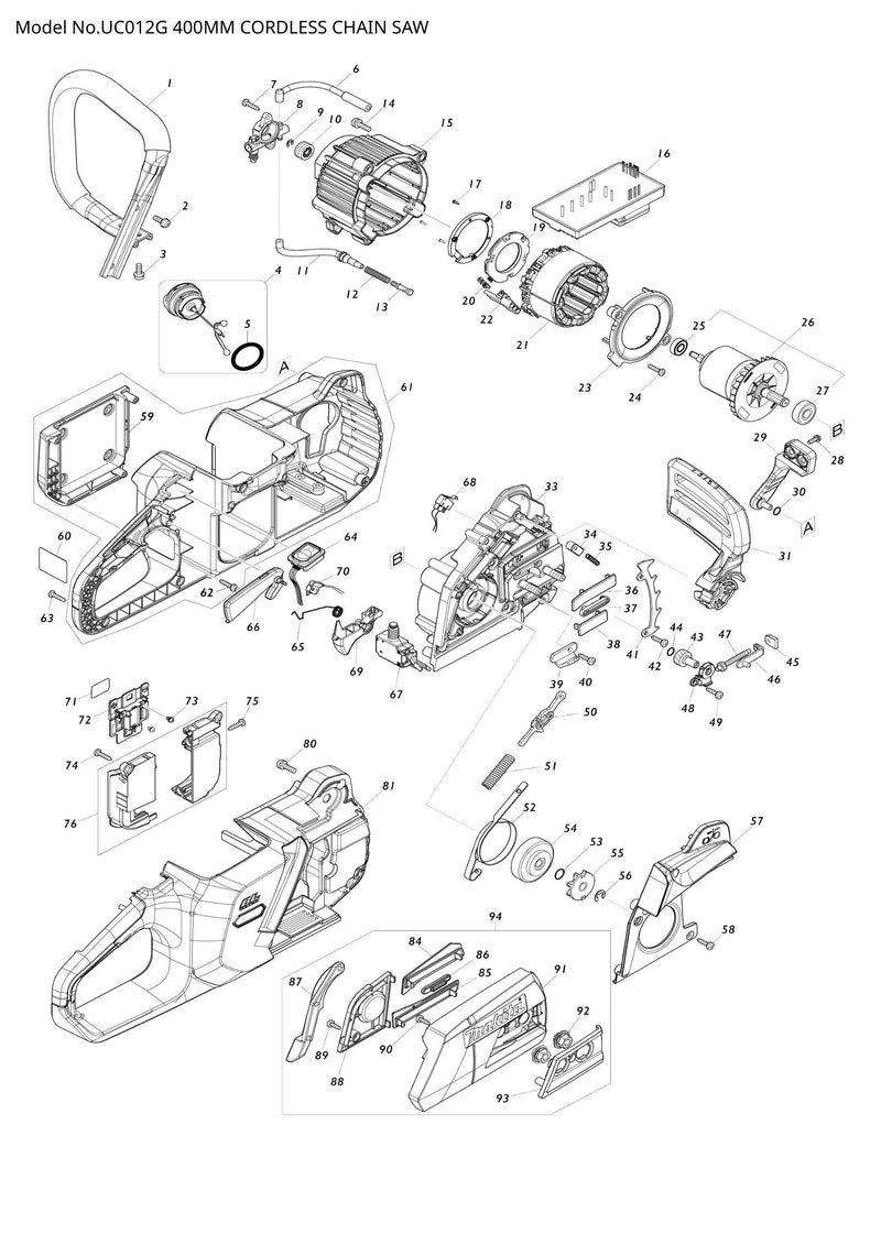 UC012G exploded view