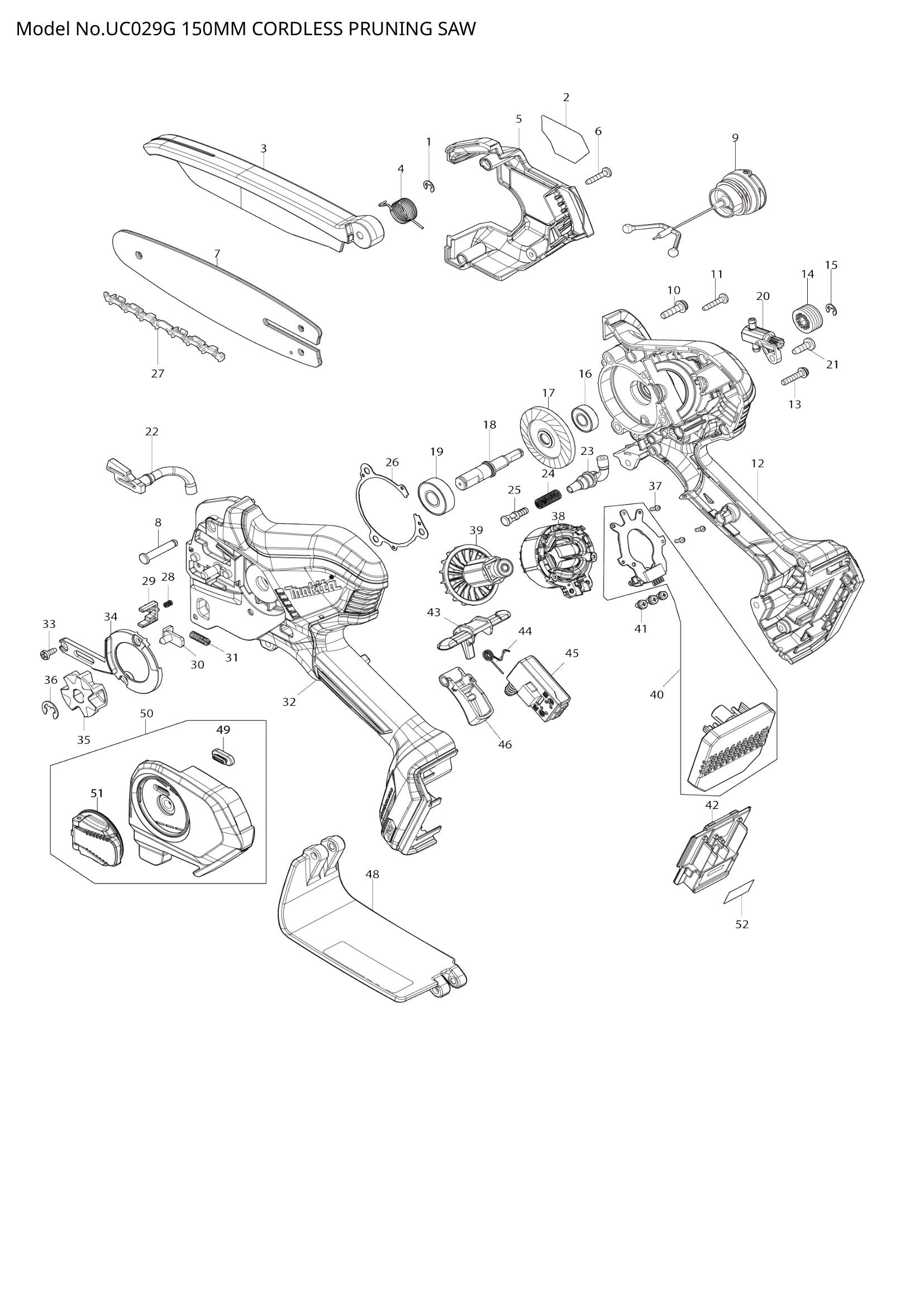UC029G exploded view