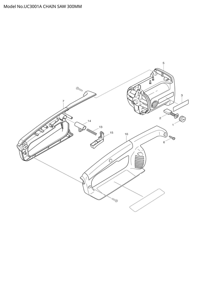 UC3001A exploded view